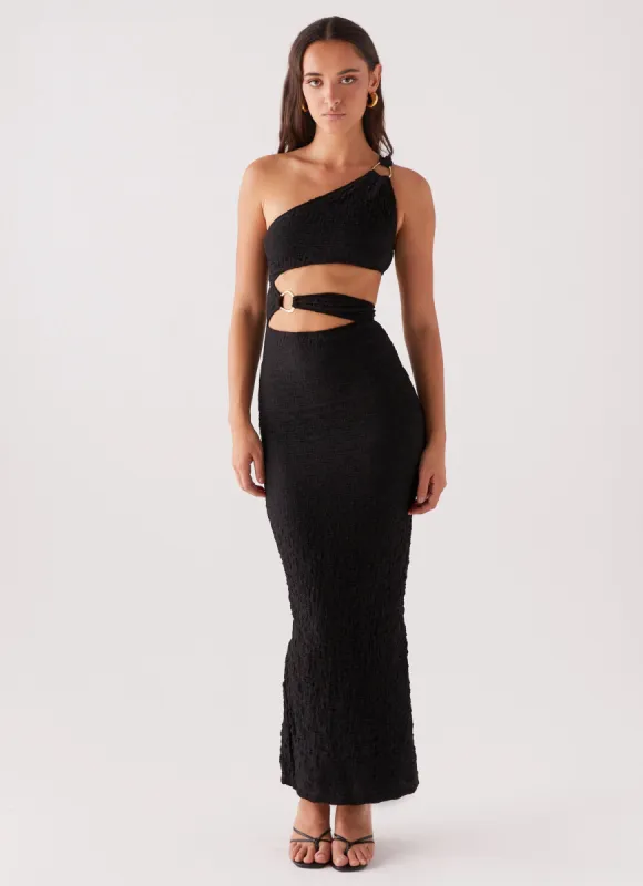 North Haven Maxi Dress - Black sold by Peppermayo