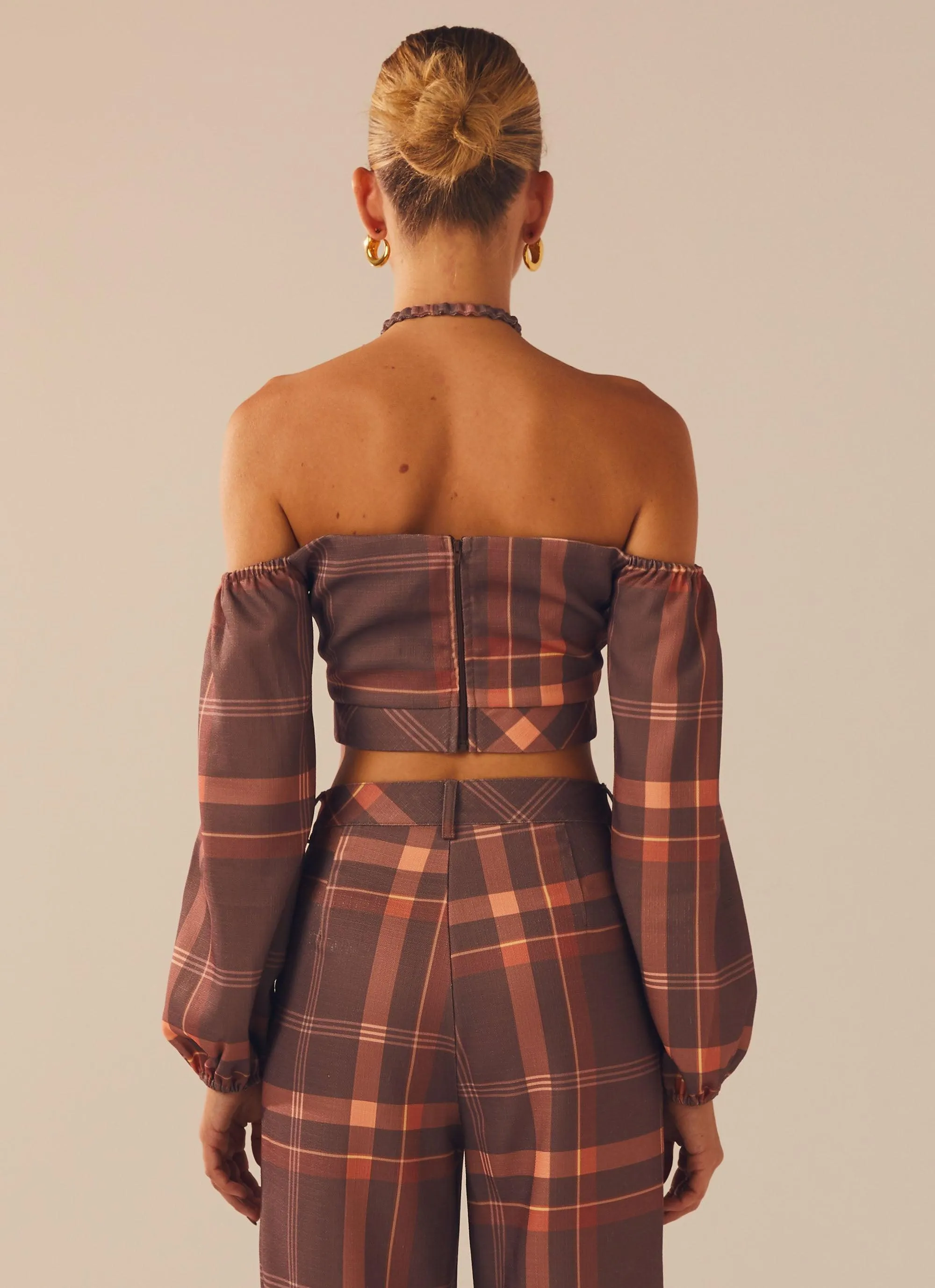 Lose My Cool Crop Top - Chestnut sold by Peppermayo product image thumbnail 3