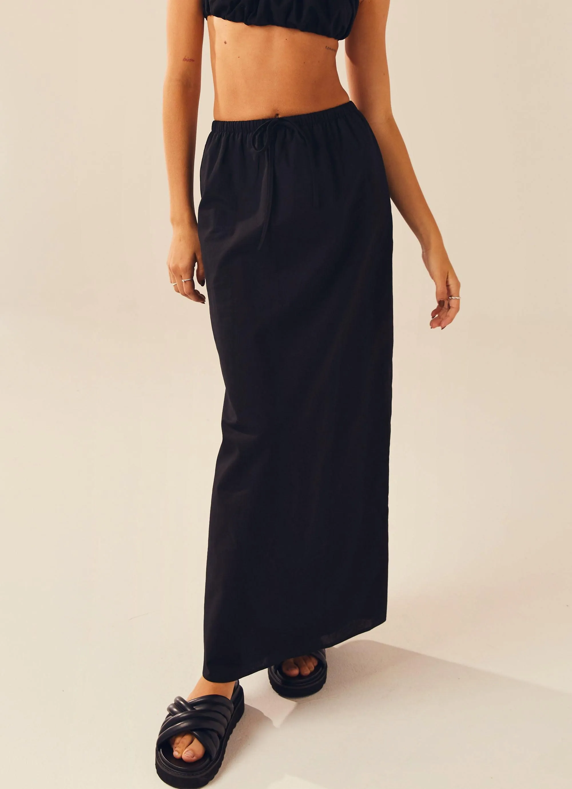 Sicilian Sun Maxi Skirt - Black sold by Peppermayo product image thumbnail 2
