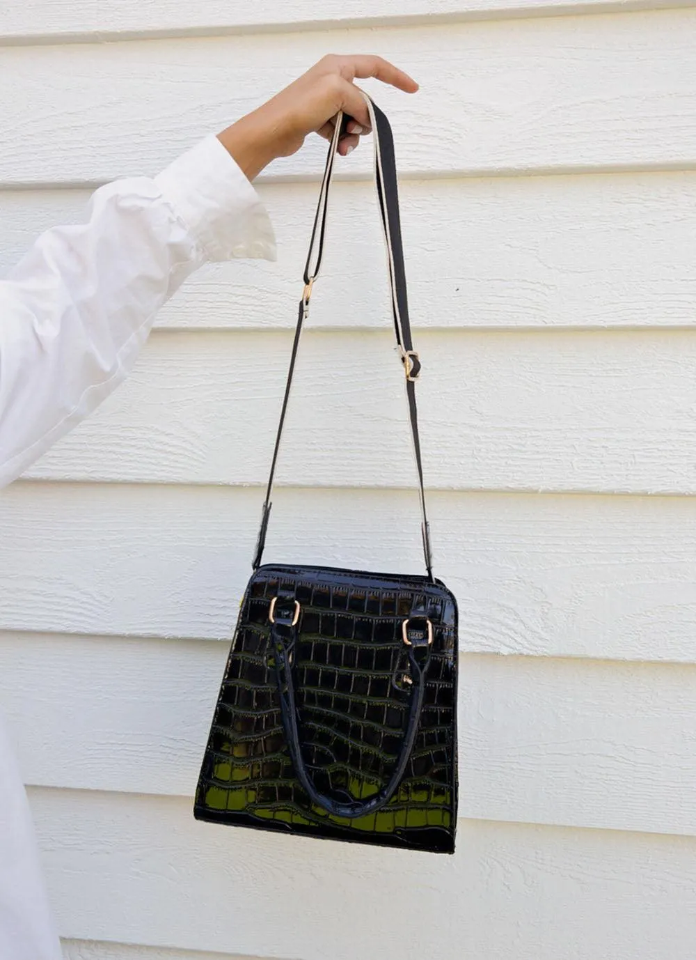 Yin To My Yang Handbag - Black and White sold by Peppermayo product image thumbnail 4