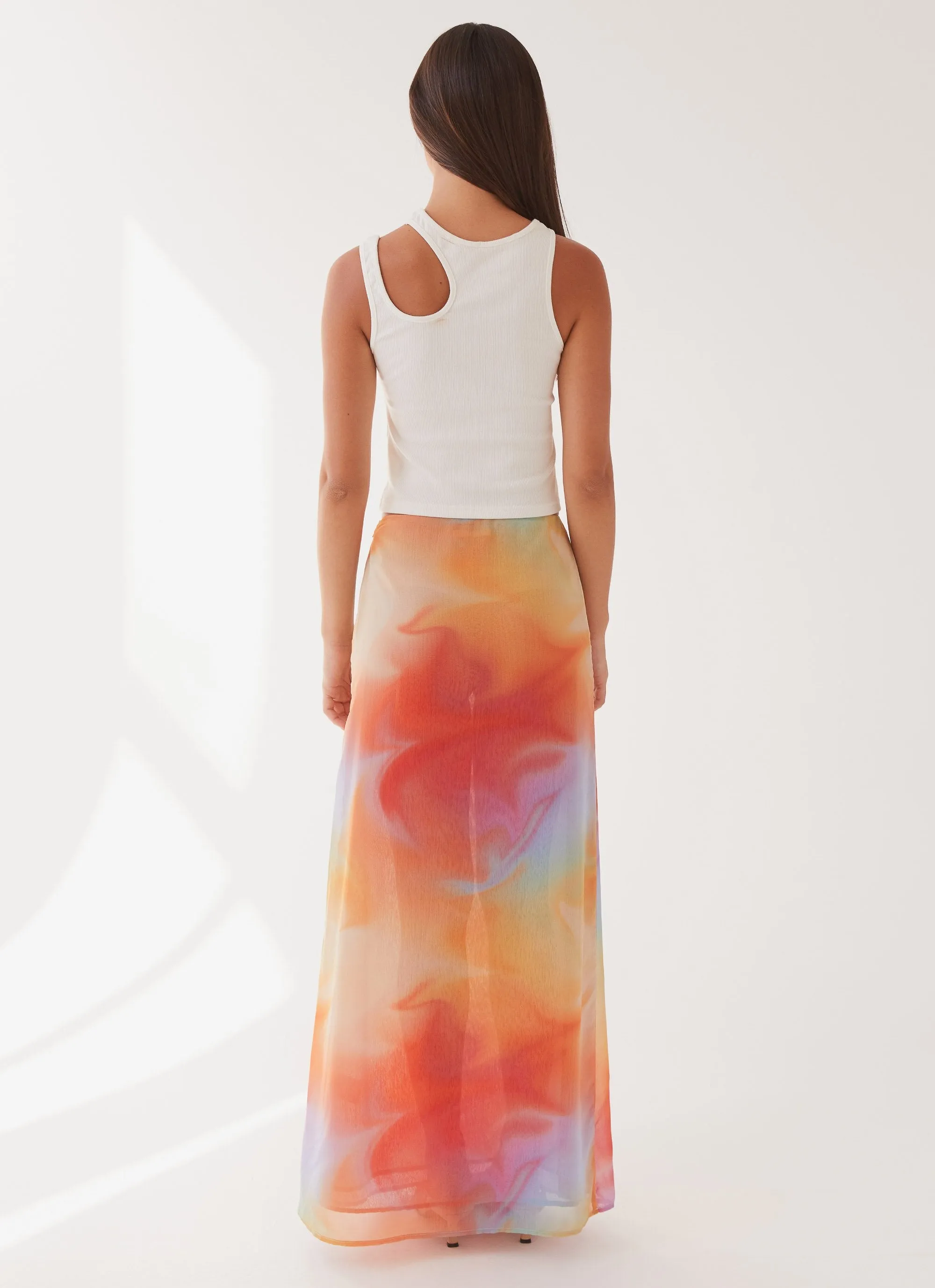 Sunlight Cascade Maxi Skirt - Rainbow Radiance sold by Peppermayo product image thumbnail 4