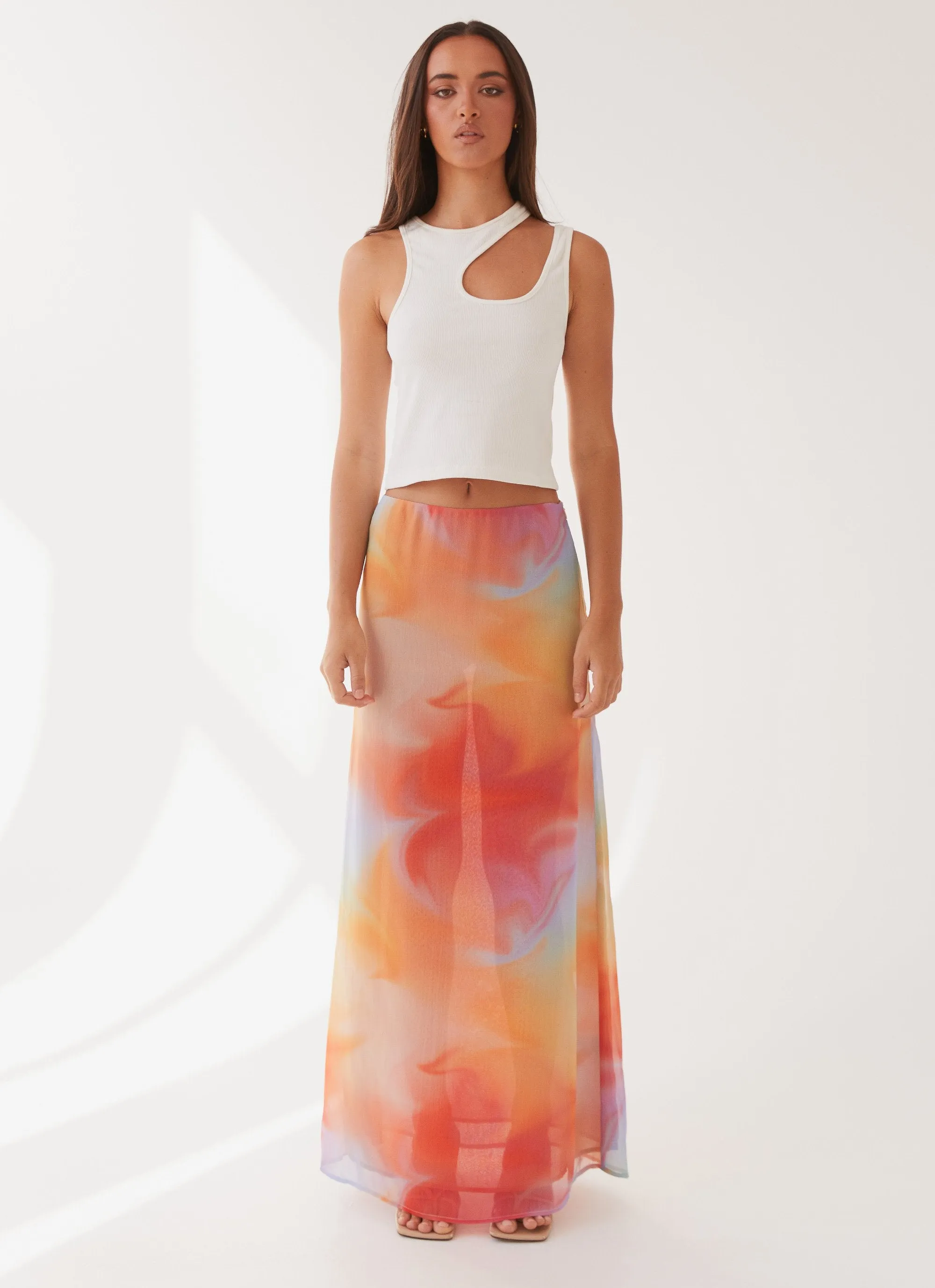 Sunlight Cascade Maxi Skirt - Rainbow Radiance sold by Peppermayo product image thumbnail 2