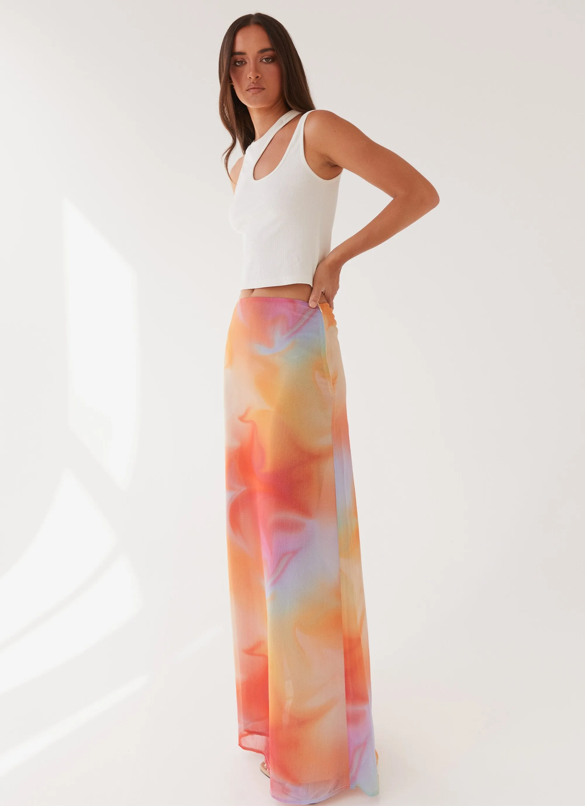 Sunlight Cascade Maxi Skirt - Rainbow Radiance sold by Peppermayo product image thumbnail 3
