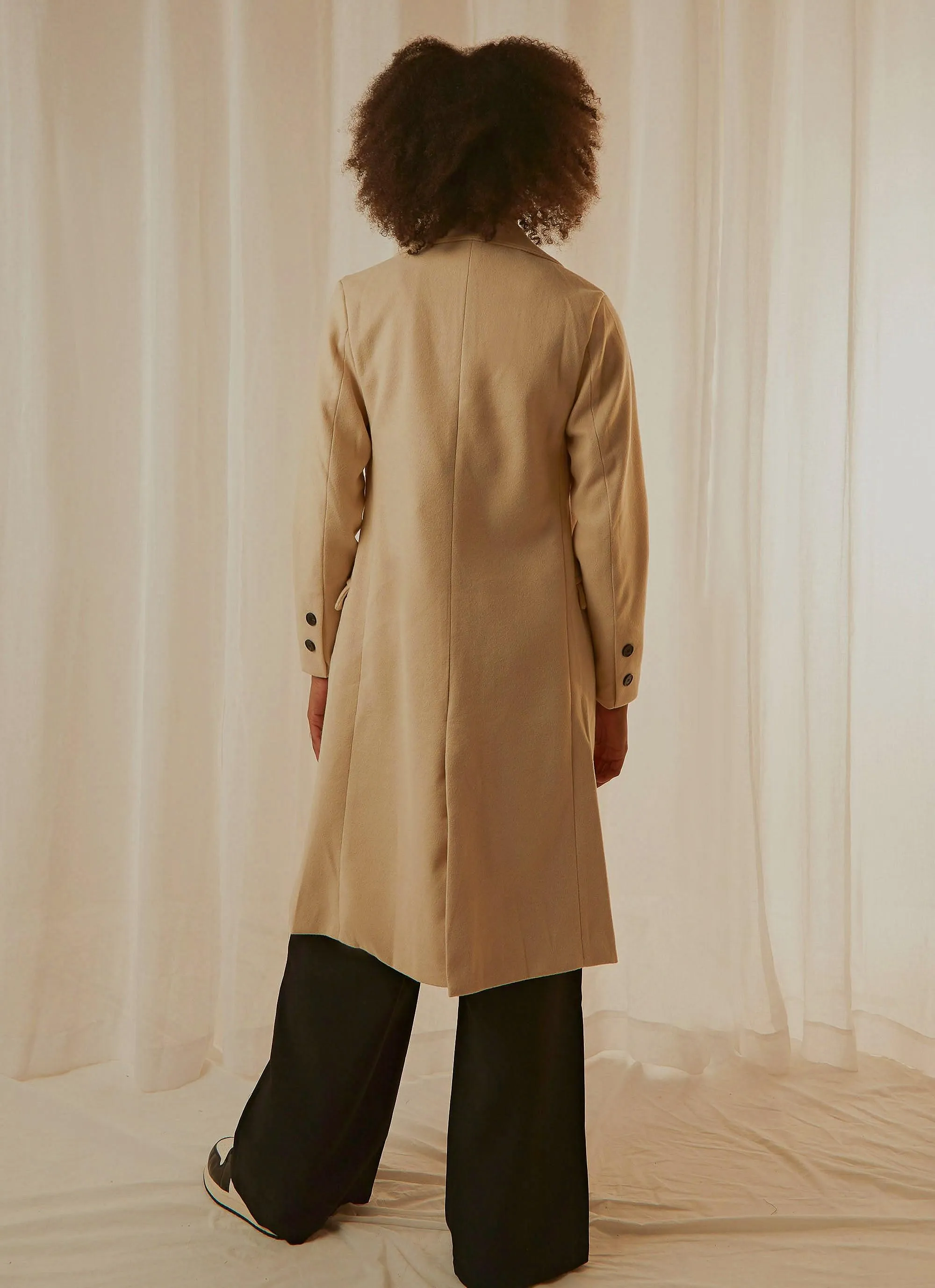 Drew Trench Coat - Beige sold by Peppermayo product image thumbnail 5