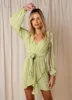 Dolce Vita Mini Dress - Sage sold by Peppermayo
