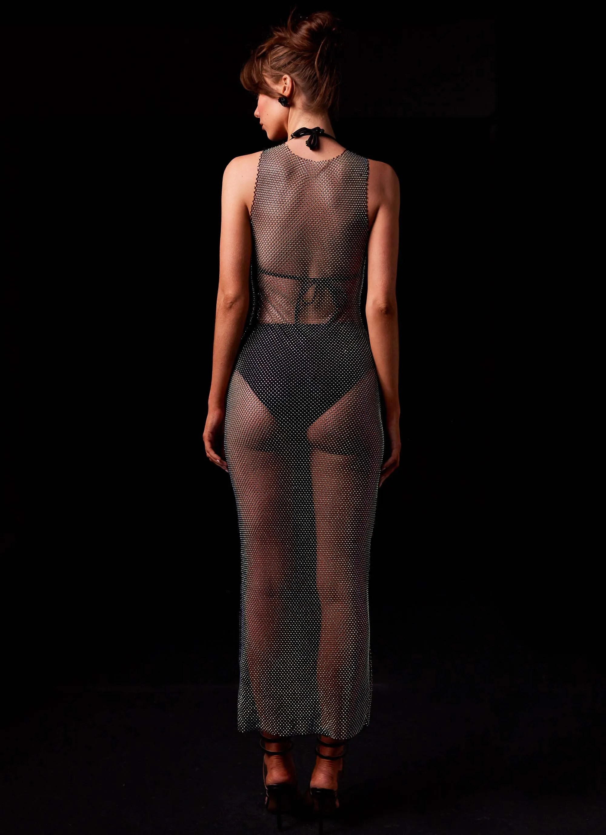 Euphoric Diamante Maxi Dress - Midnight Stars sold by Peppermayo product image thumbnail 4