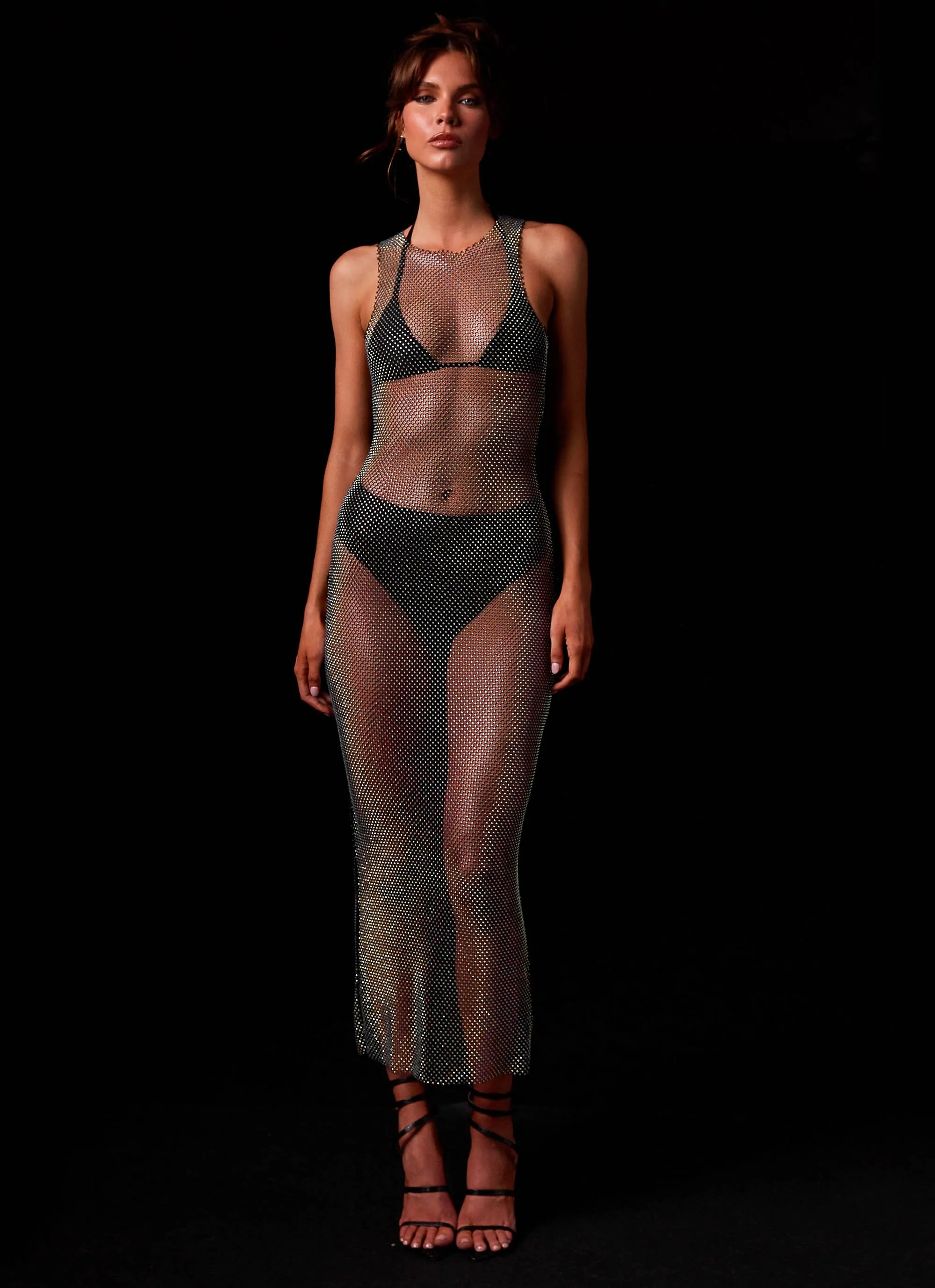 Euphoric Diamante Maxi Dress - Midnight Stars sold by Peppermayo product image thumbnail 2