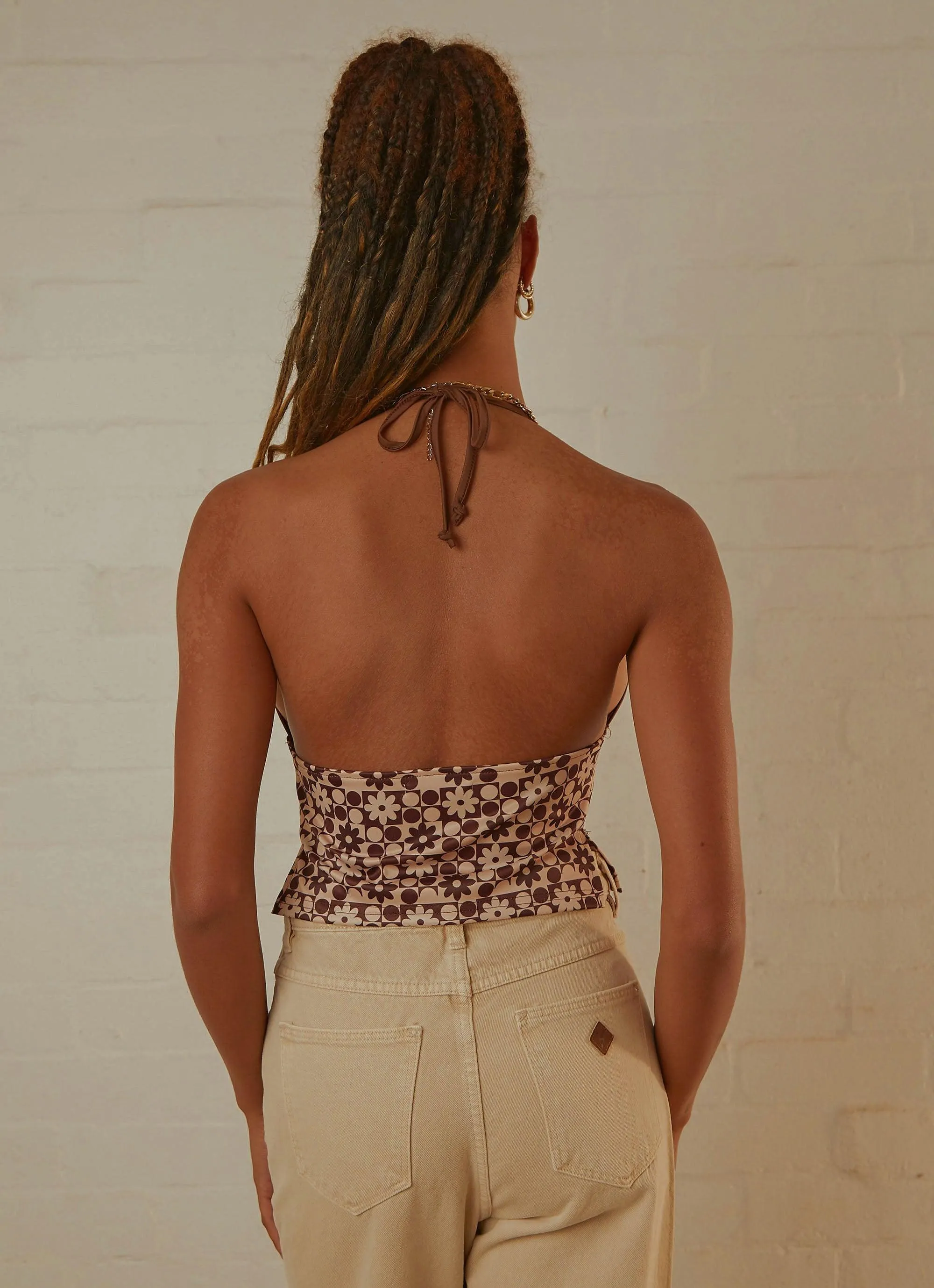 Cosmpolitans Halter Top - Floral Print sold by Peppermayo product image thumbnail 4