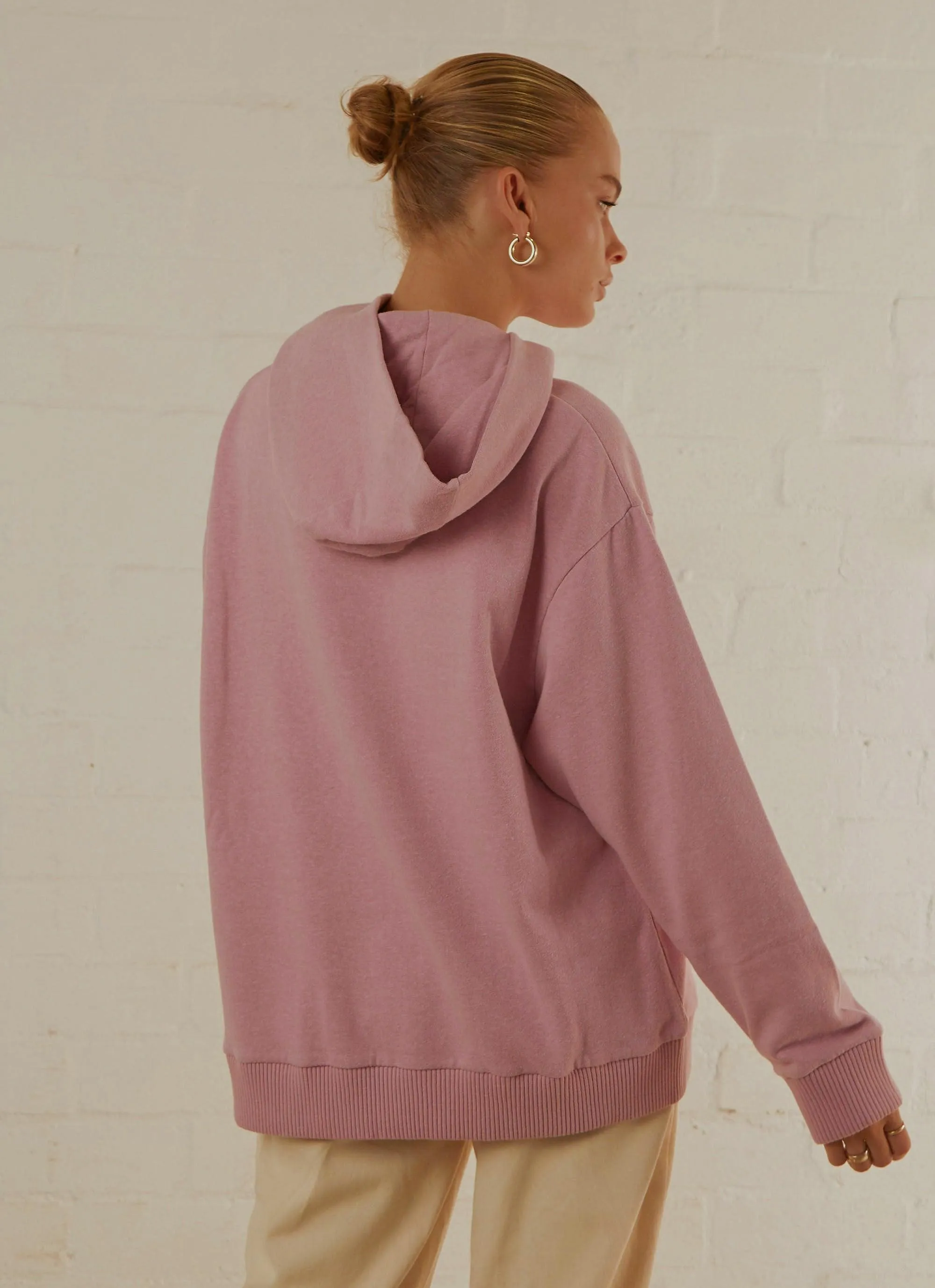 Remi Hemp Oversized Hood - Smokey Pink sold by Peppermayo product image thumbnail 5