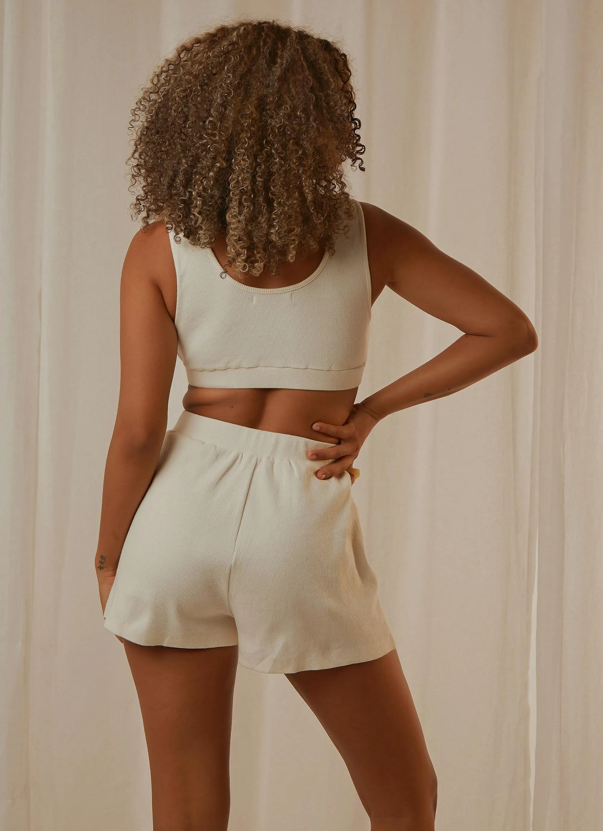 PM Basic Organic Cotton Crop - Ivory sold by Peppermayo product image thumbnail 5