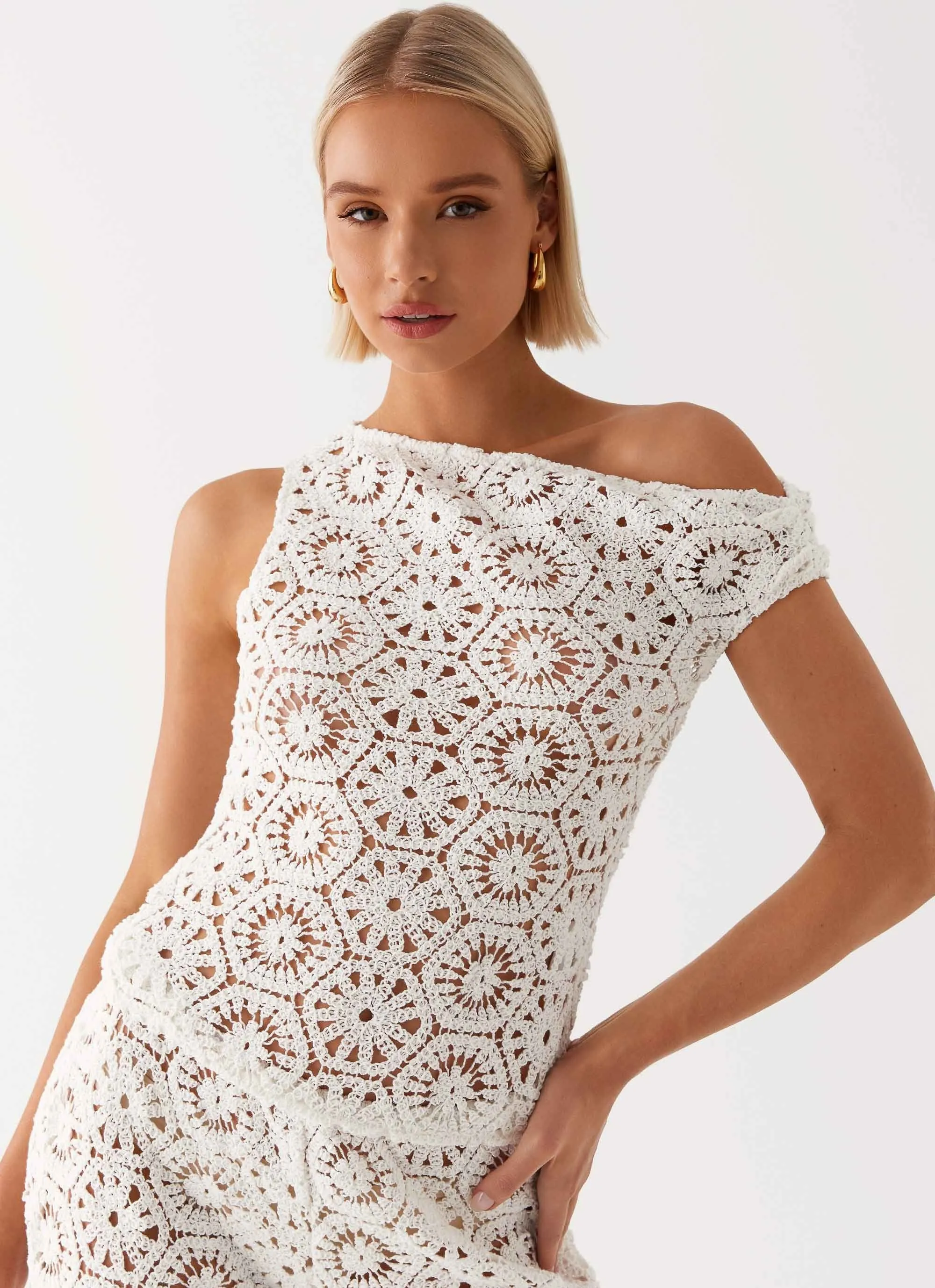 Ibiza Crochet Top - Ivory sold by Peppermayo product image thumbnail 3