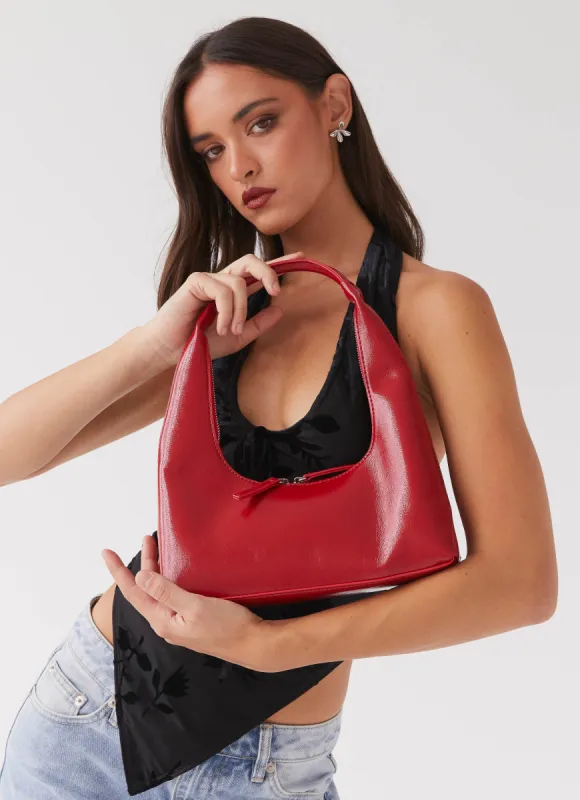 Jolie Shoulder Bag - Cherry sold by Peppermayo