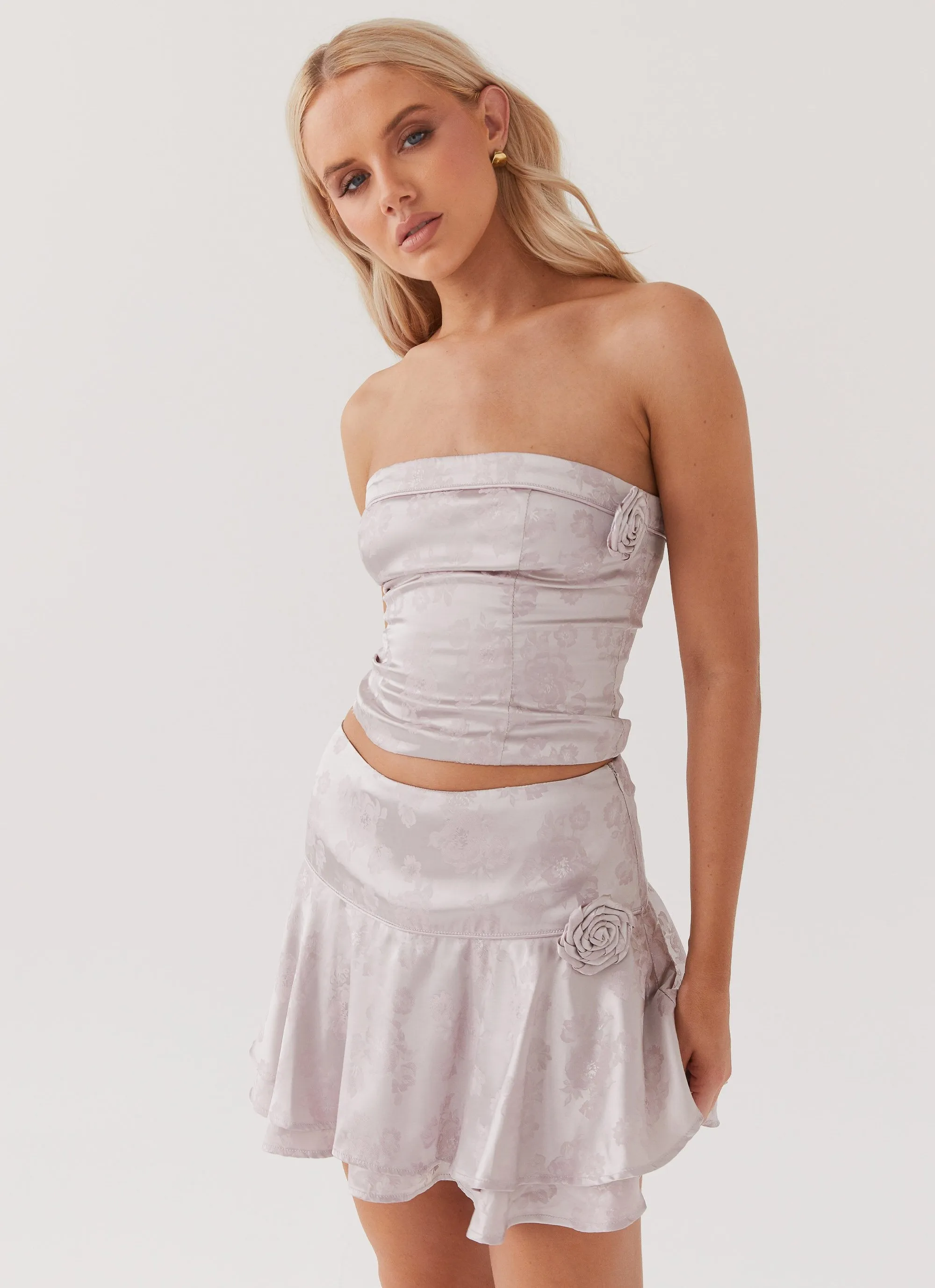 Jasmine Rose Mini Skirt - Rosette Haute sold by Peppermayo product image thumbnail 5