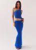 Seranella One Shoulder Maxi Dress - Cobalt sold by Peppermayo