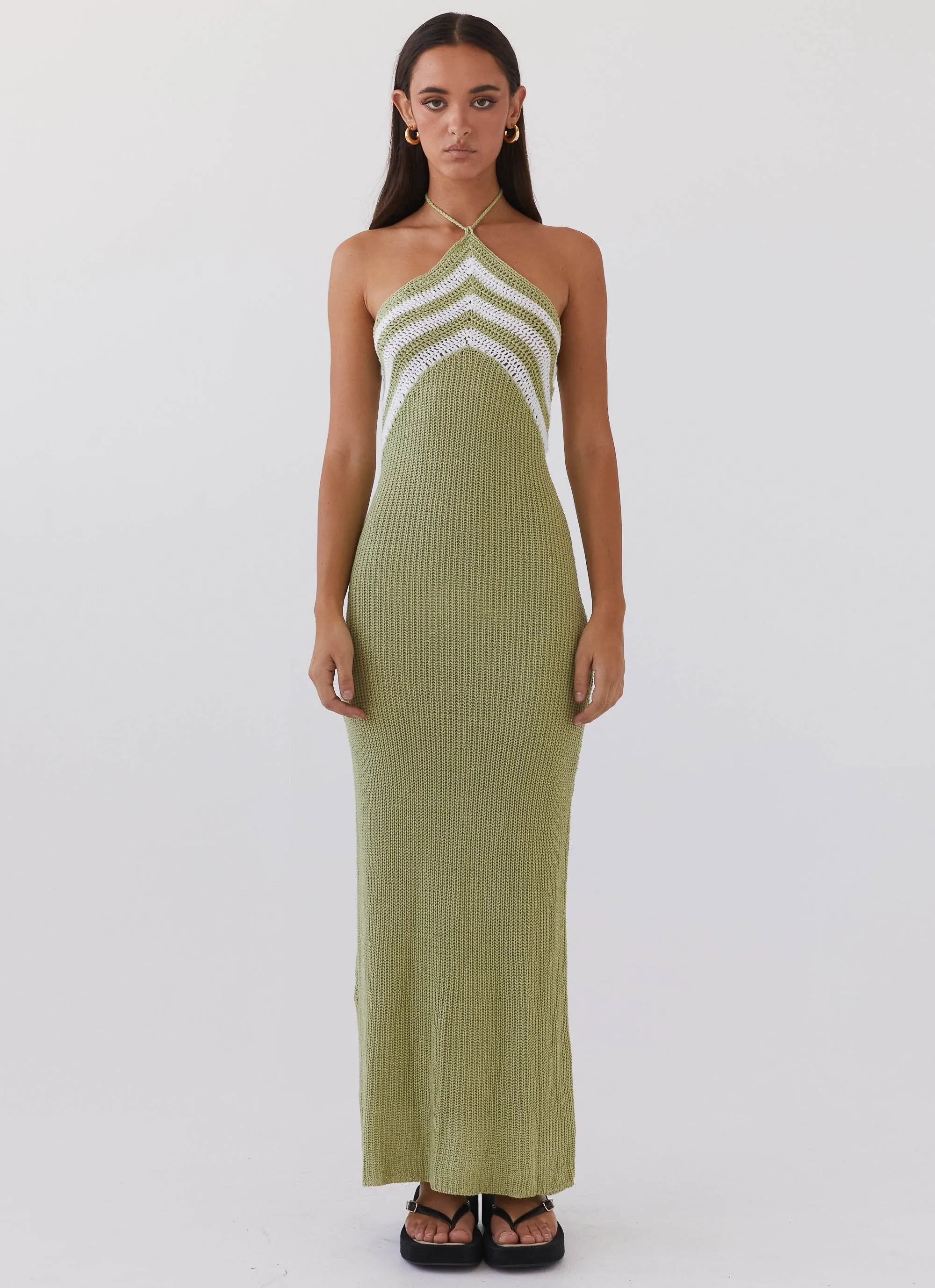 Masterpiece Knit Maxi Dress - Forest sold by Peppermayo product image thumbnail 2