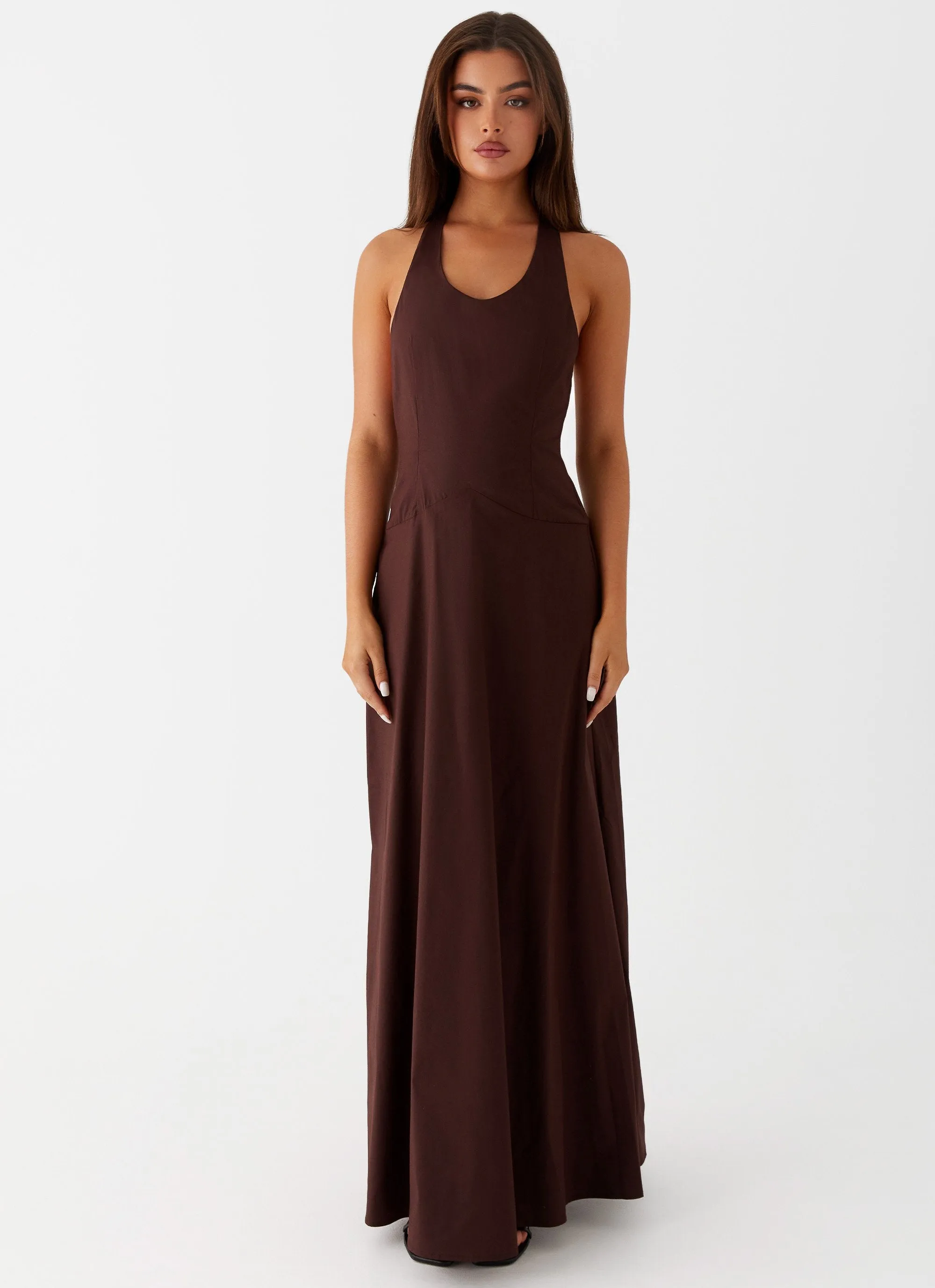 Vestige Maxi Dress - Chocolate sold by Peppermayo product image thumbnail 2