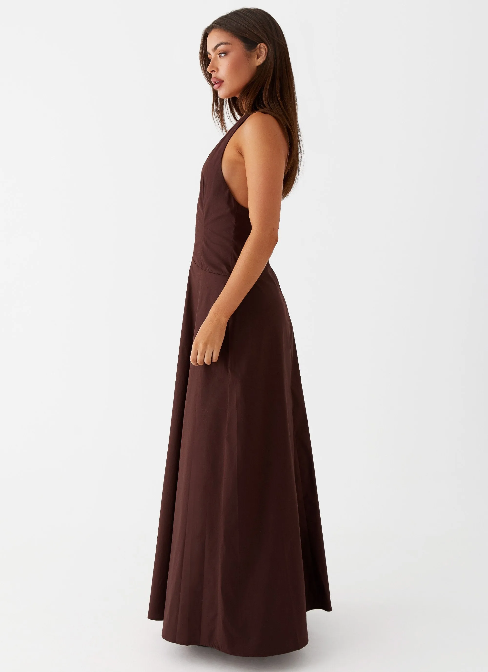Vestige Maxi Dress - Chocolate sold by Peppermayo product image thumbnail 3