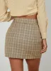 Chance Skirt - Beige Check sold by Peppermayo
