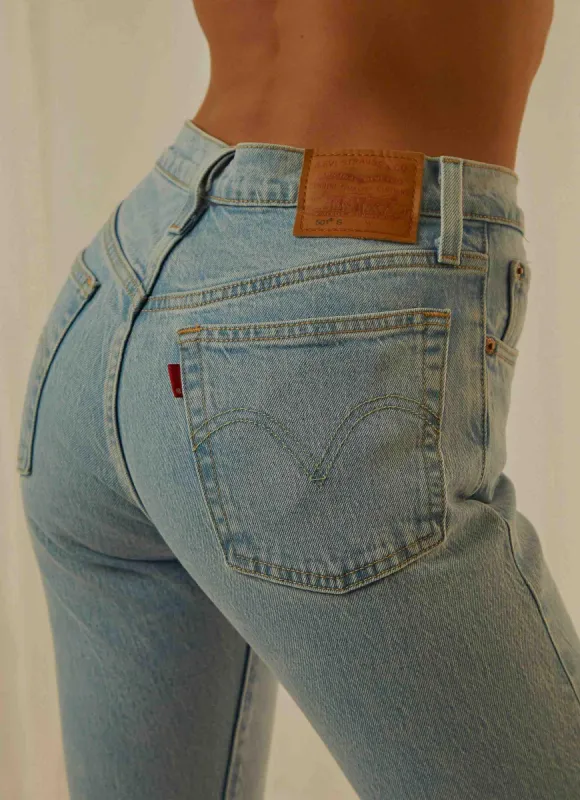 501 Skinny Jeans - Tango Light sold by Peppermayo