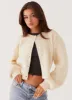 Daphne Knit Cardigan - Ivory sold by Peppermayo