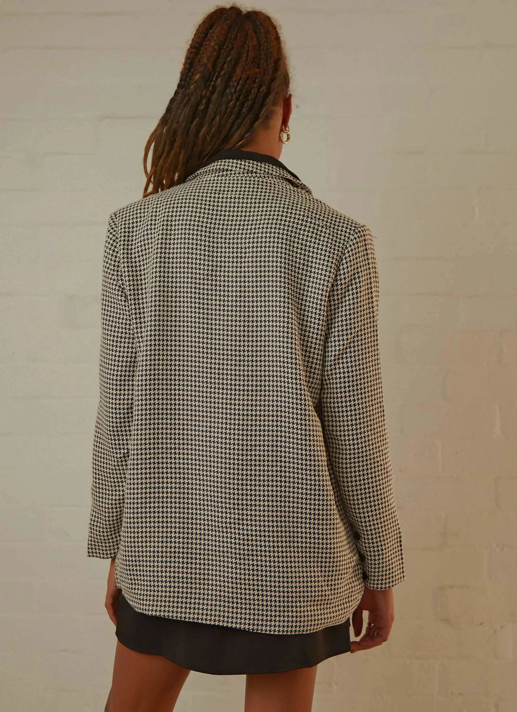 Jorden Blazer - Black and White Check sold by Peppermayo product image thumbnail 5
