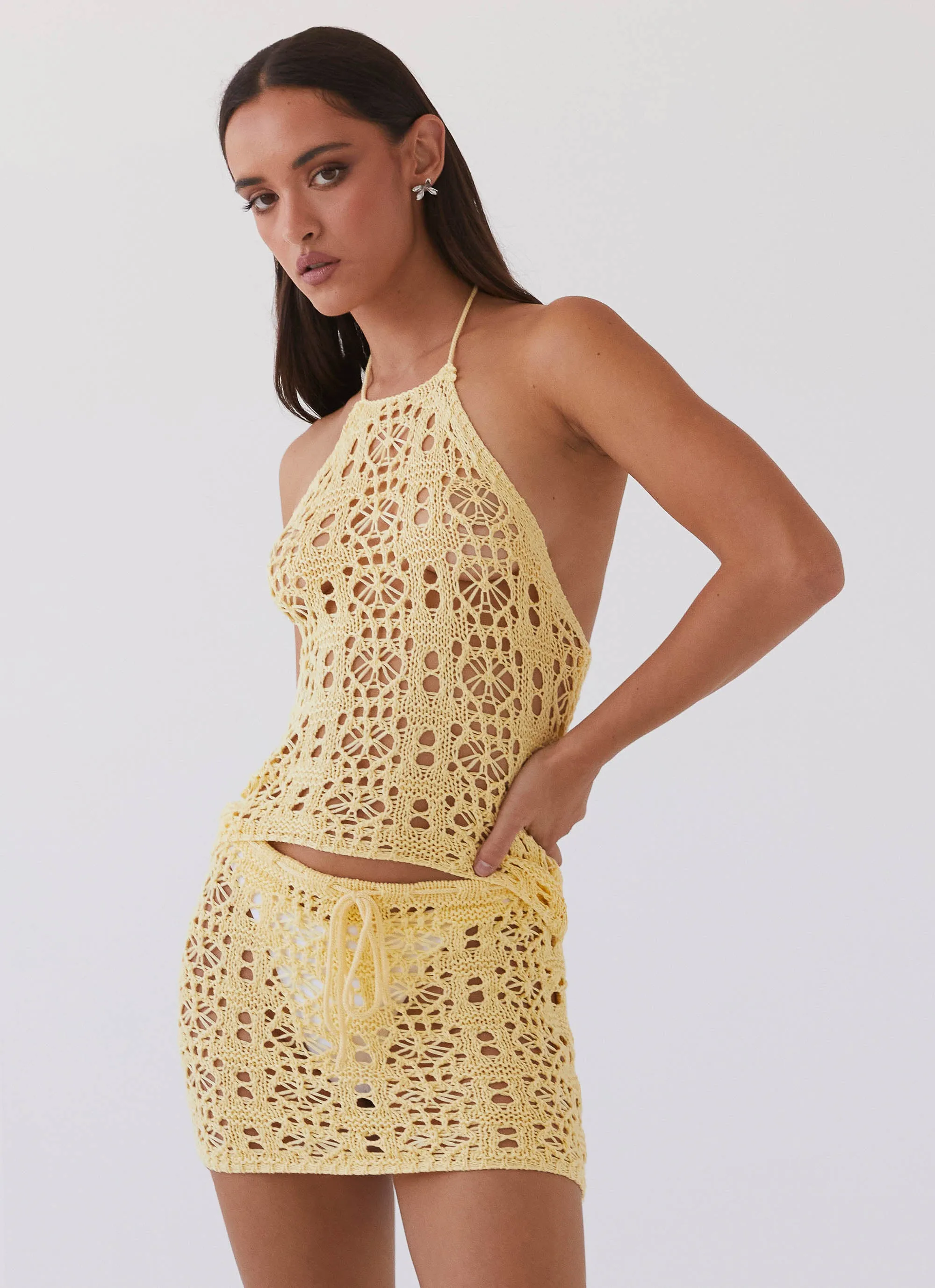 Free Mind Crochet Mini Skirt - Marigold sold by Peppermayo product image thumbnail 2