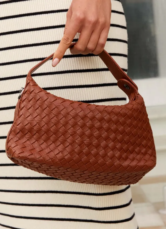 Nunez Shoulder Bag - Brown sold by Peppermayo