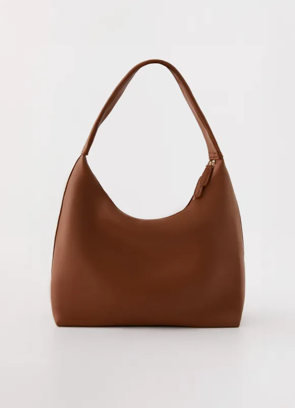 Whitney Shoulder Bag - Brown sold by Peppermayo