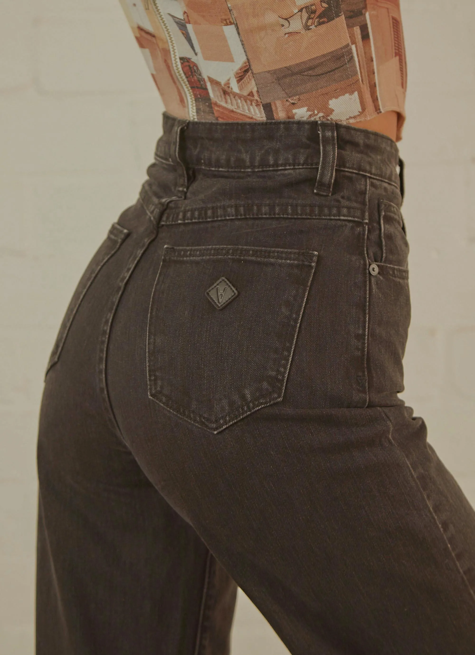 A 94 High & Wide Jean - Black Stone sold by Peppermayo product image thumbnail 2