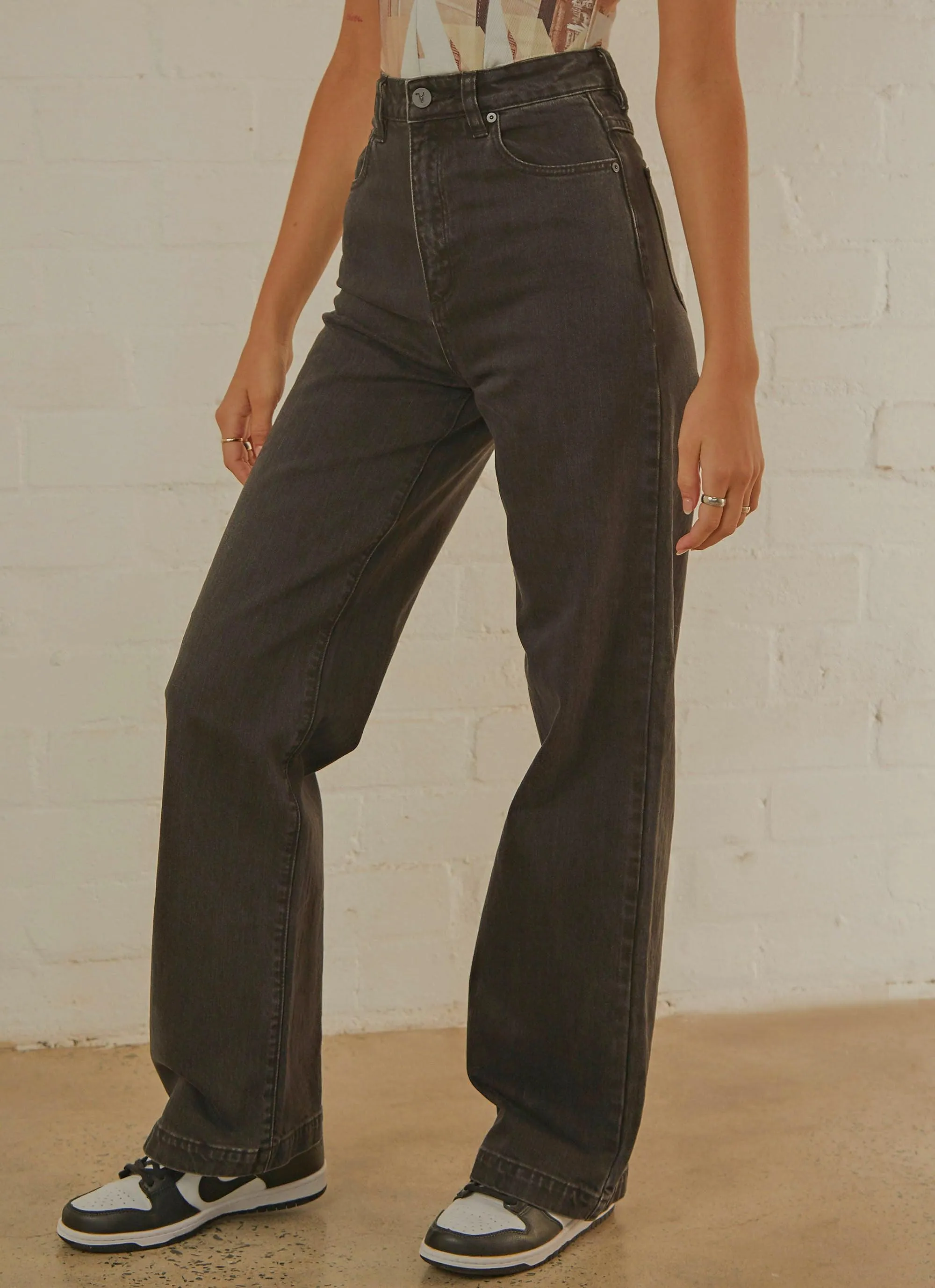 A 94 High & Wide Jean - Black Stone sold by Peppermayo product image thumbnail 4