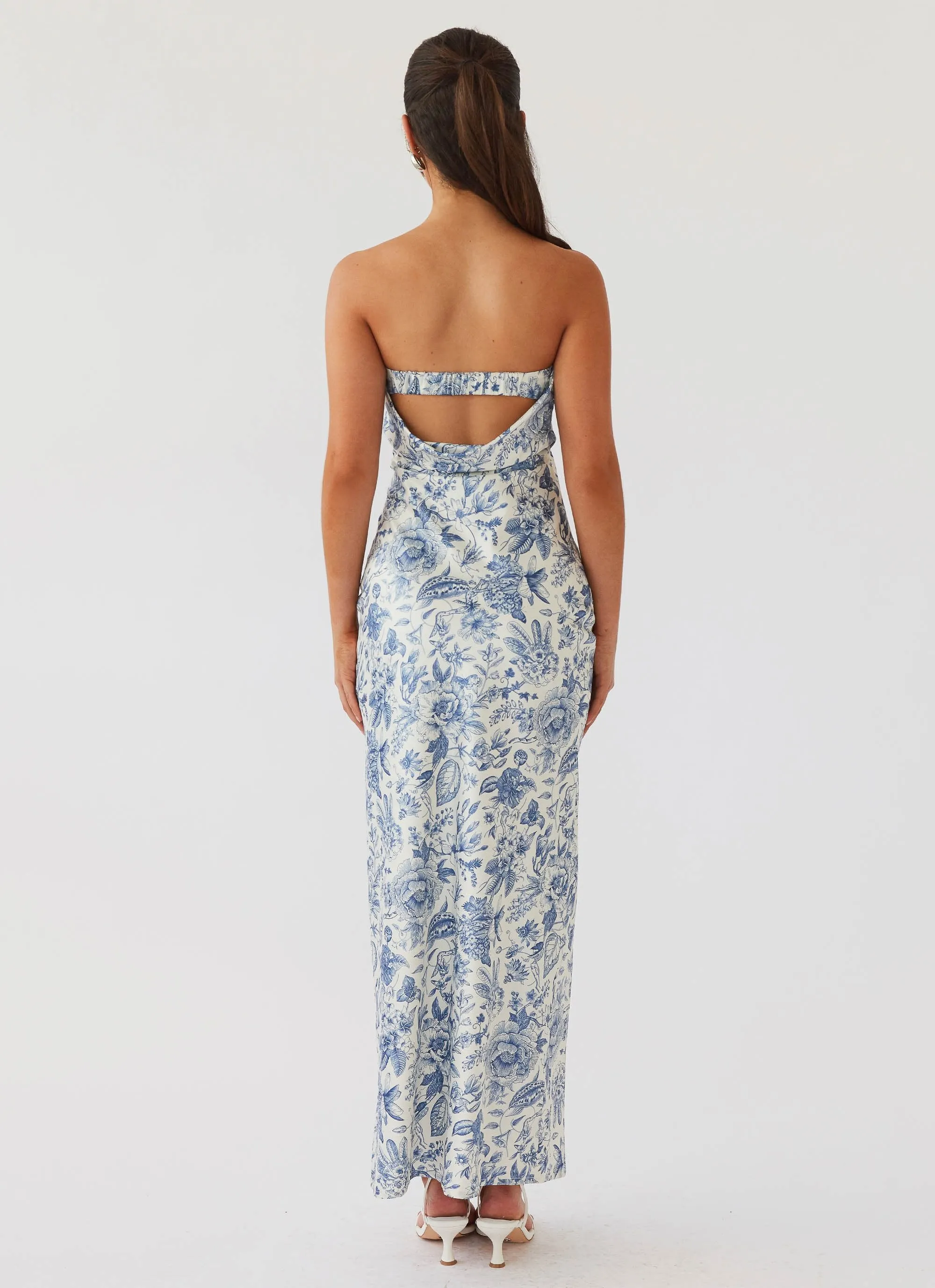 Summer Lover Maxi Dress - Blue Paisley sold by Peppermayo product image thumbnail 4