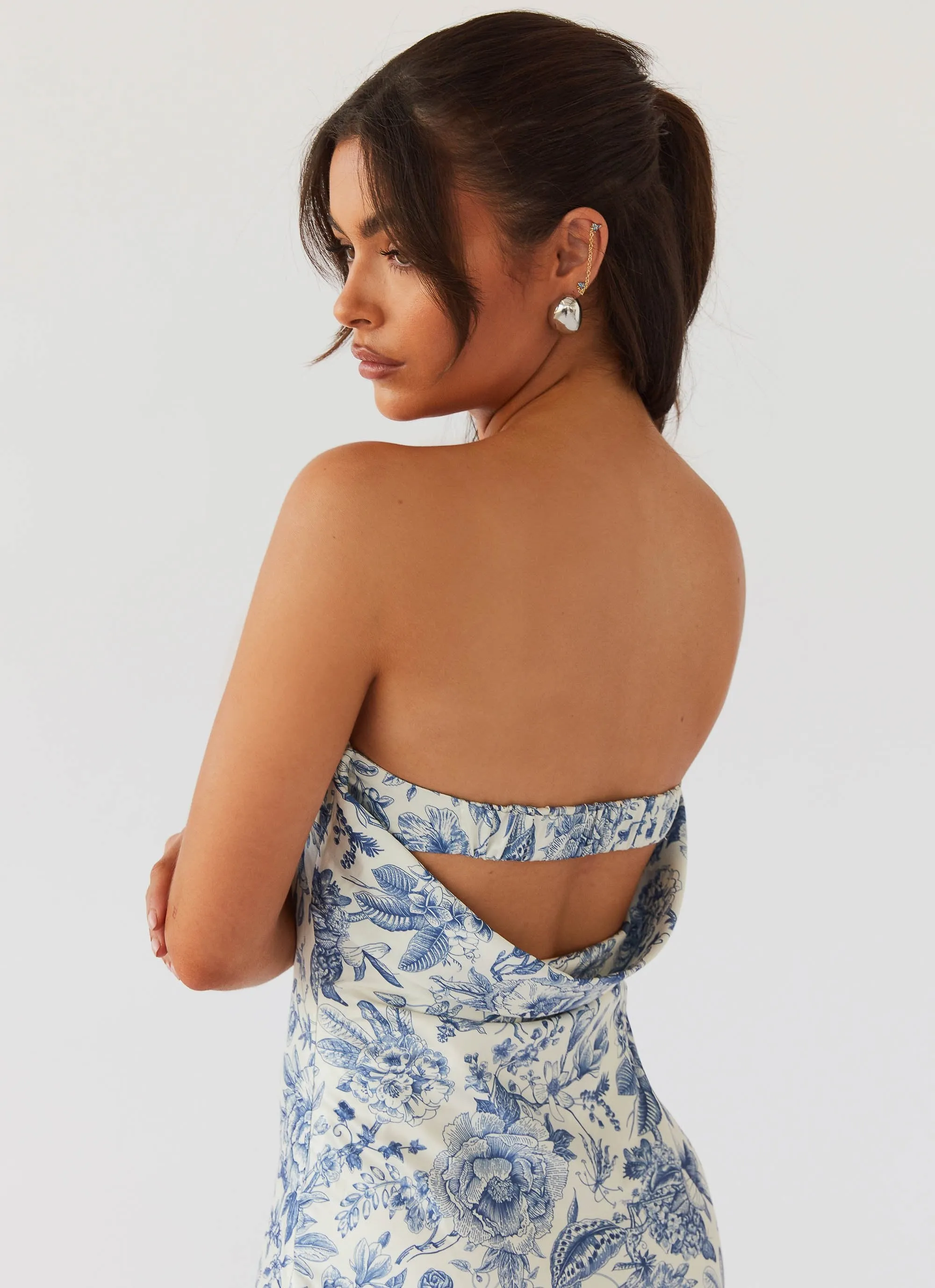 Summer Lover Maxi Dress - Blue Paisley sold by Peppermayo product image thumbnail 5