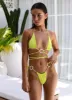Ziggy Reversible Bikini Bottoms - Lemon Granita Rib and Matte sold by Peppermayo
