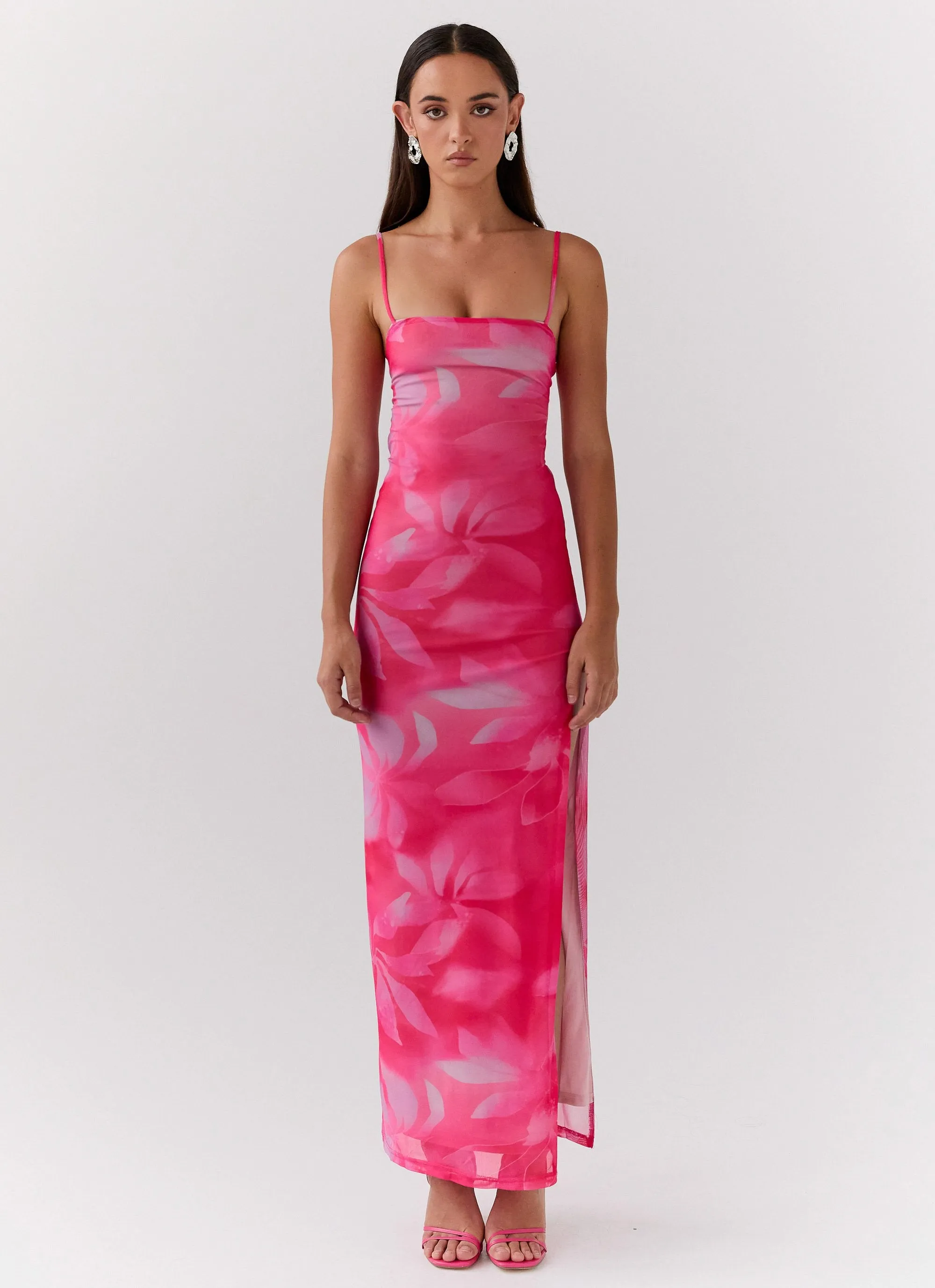 Life In Pink Maxi Dress - Abstract Bloom sold by Peppermayo product image thumbnail 2