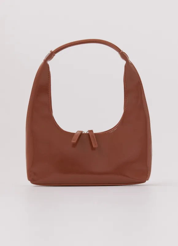 Jolie Shoulder Bag - Tan sold by Peppermayo