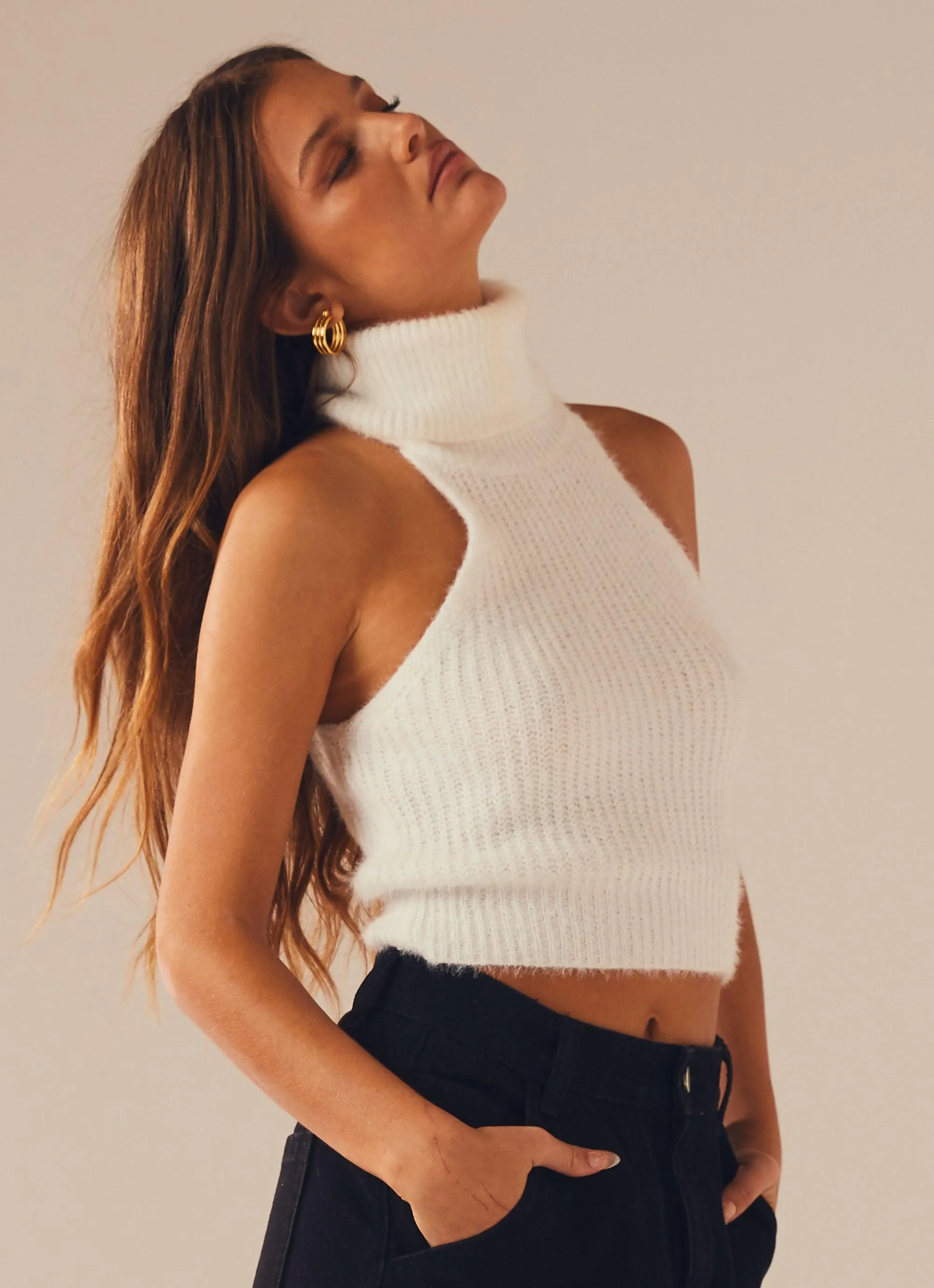 Aurora Knit Top - White sold by Peppermayo product image thumbnail 5