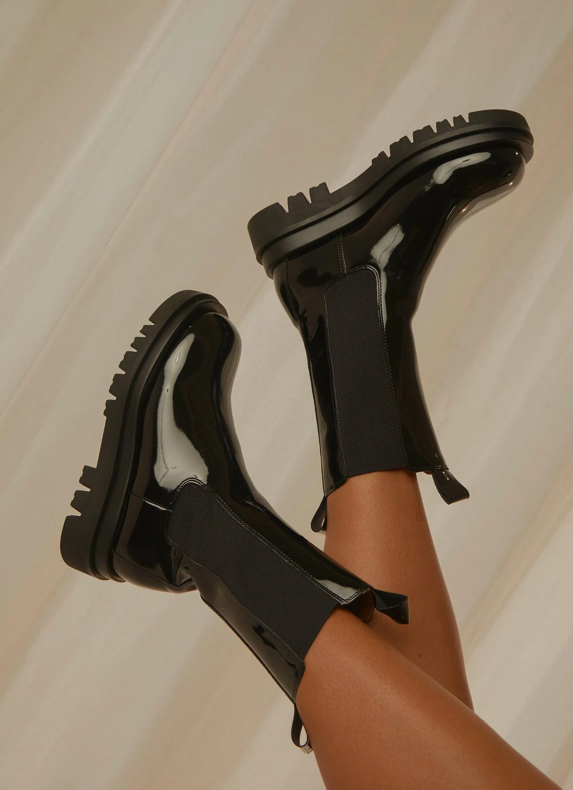 Annalise Boot - Gloss Black sold by Peppermayo product image thumbnail 2