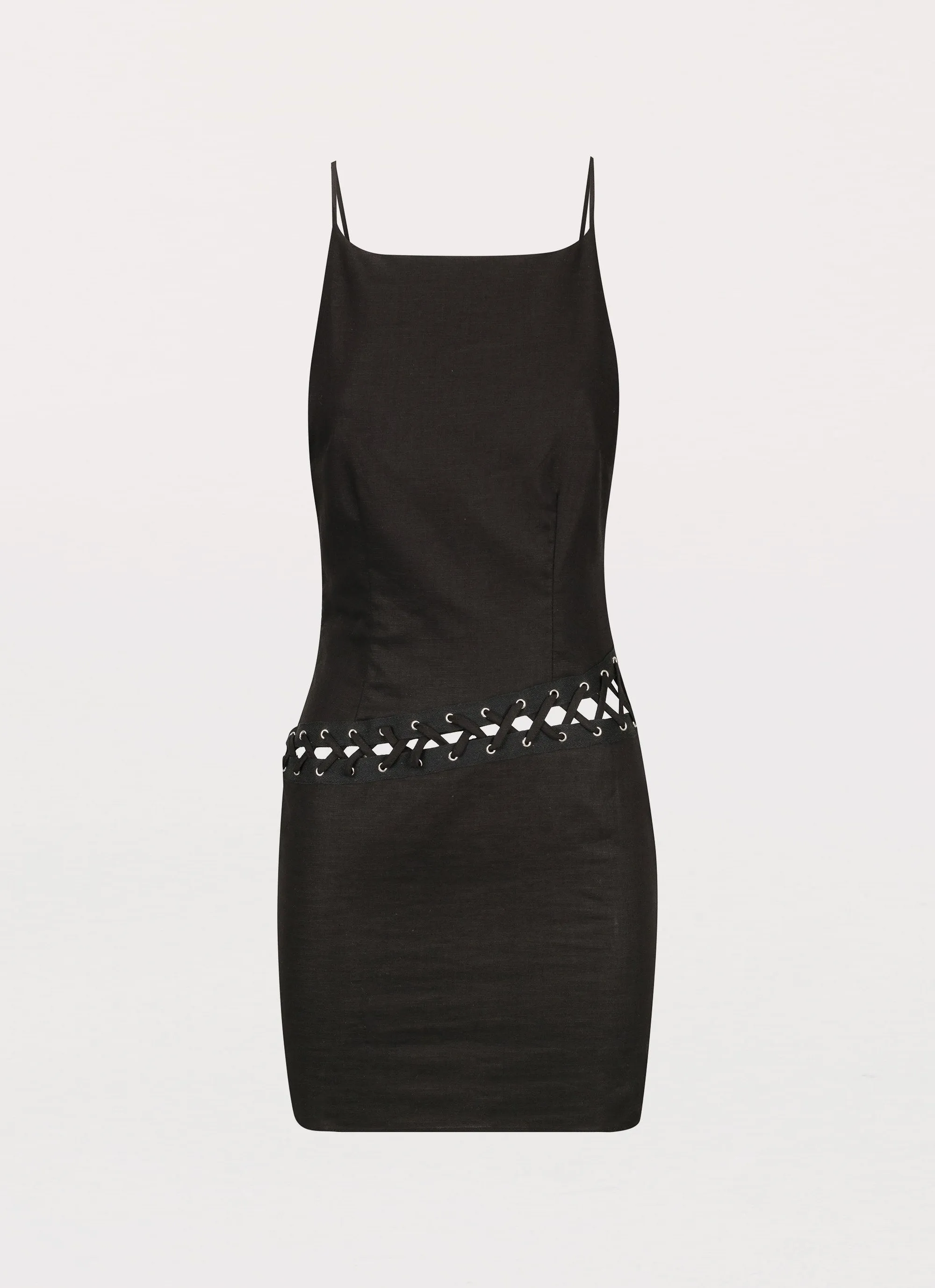 Perfect Always Linen Mini Dress - Black sold by Peppermayo product image thumbnail 3