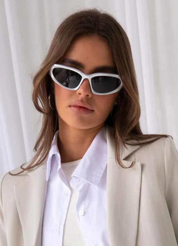 Neptune Sunglasses - Silver sold by Peppermayo