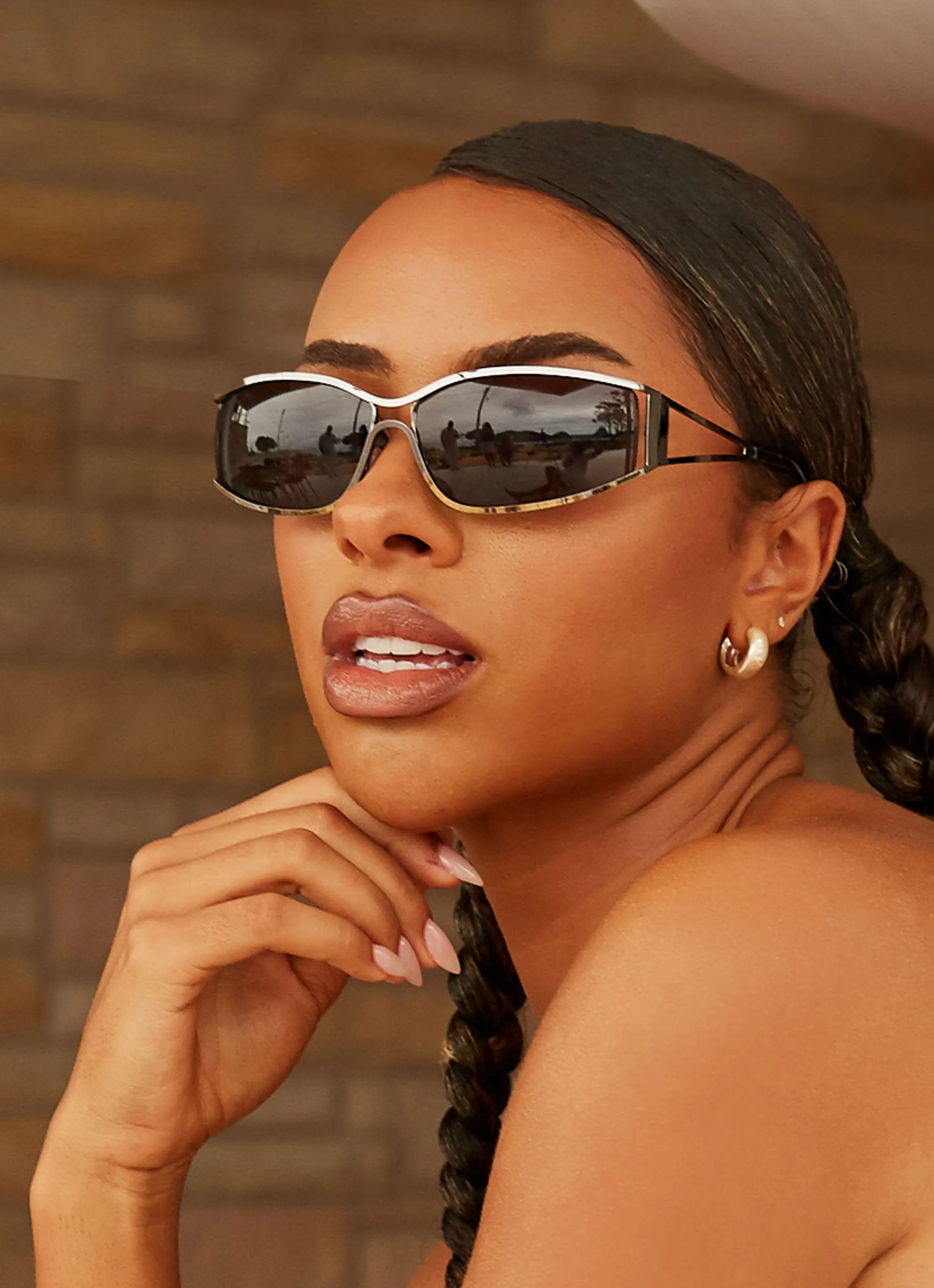 Jovie Sunglasses - Black sold by Peppermayo