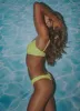 Stevie Reversible Bottom - Lemon Granita Rib and Matte sold by Peppermayo