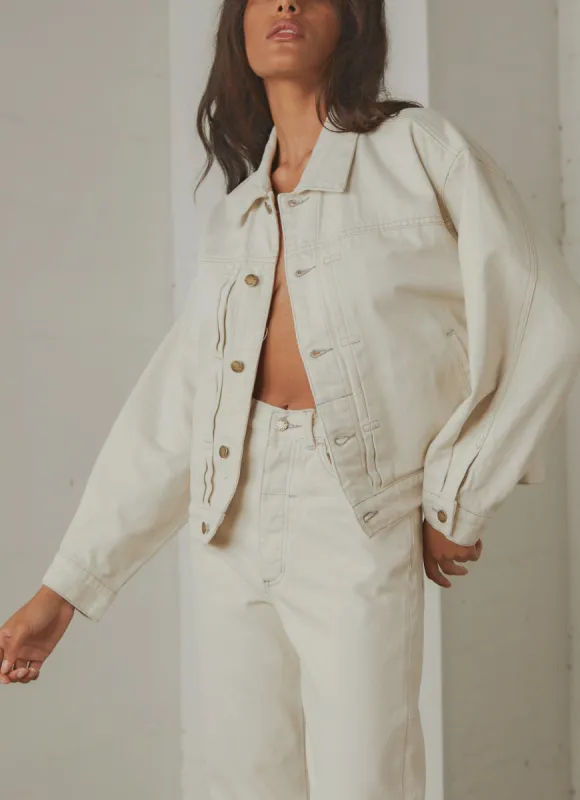 Mercy Jacket - Vintage Bone sold by Peppermayo