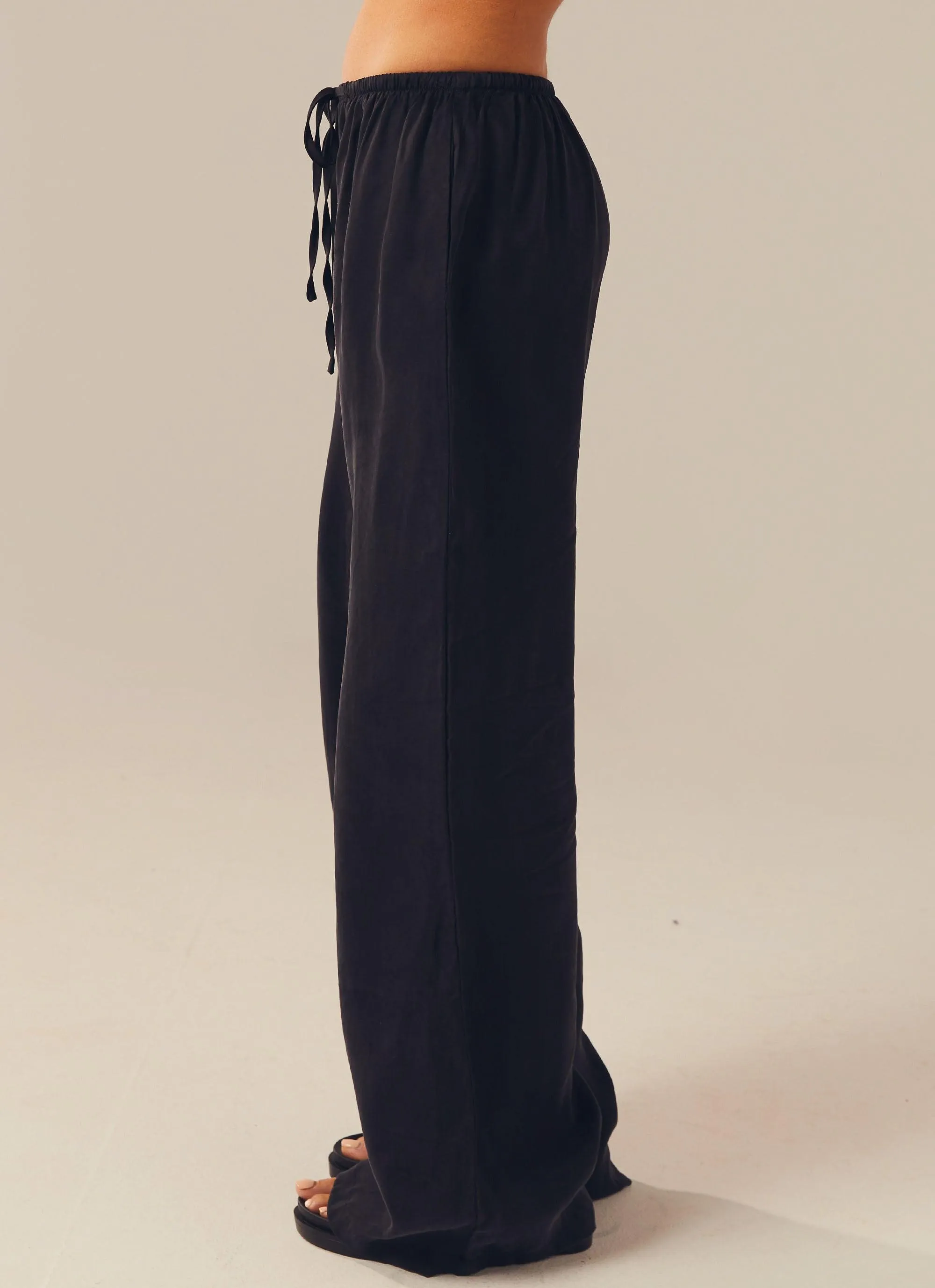 Do Not Disturb Cupro Pants - Shadow sold by Peppermayo product image thumbnail 4