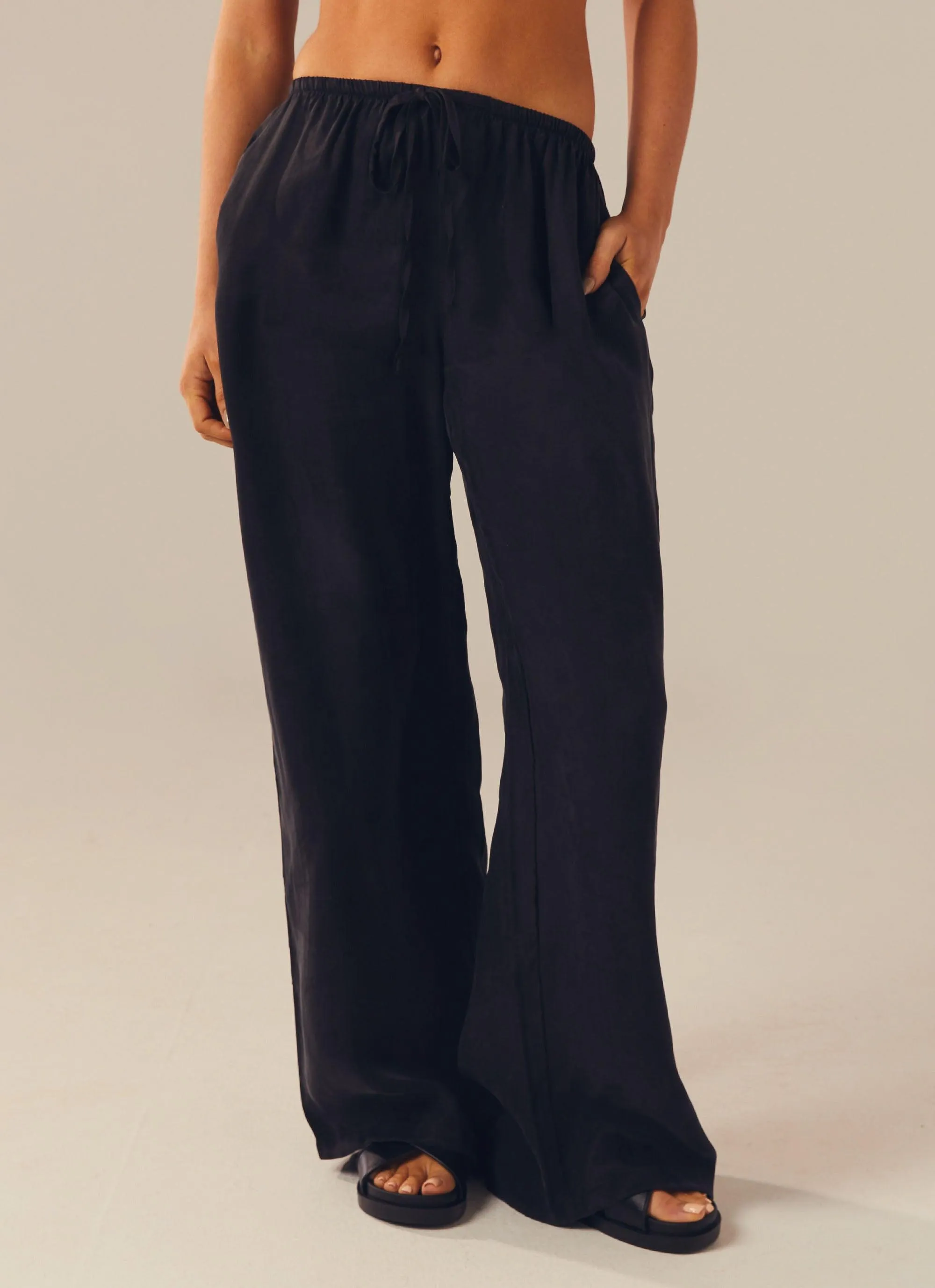 Do Not Disturb Cupro Pants - Shadow sold by Peppermayo product image thumbnail 3