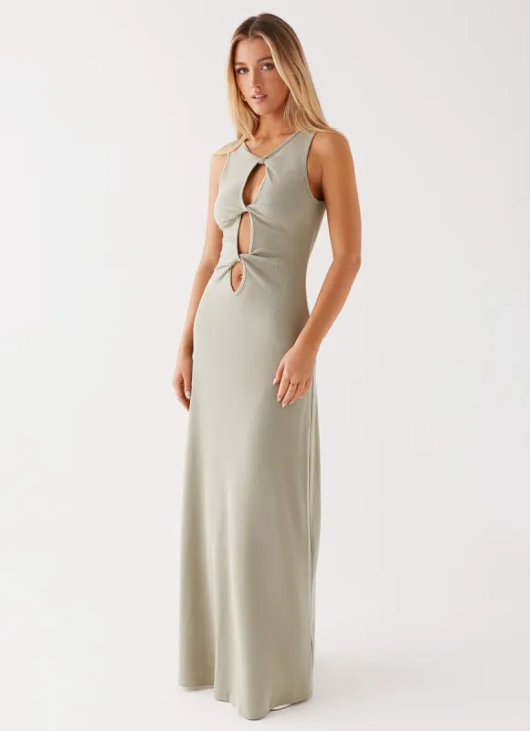 Valli Maxi Dress - Sage sold by Peppermayo