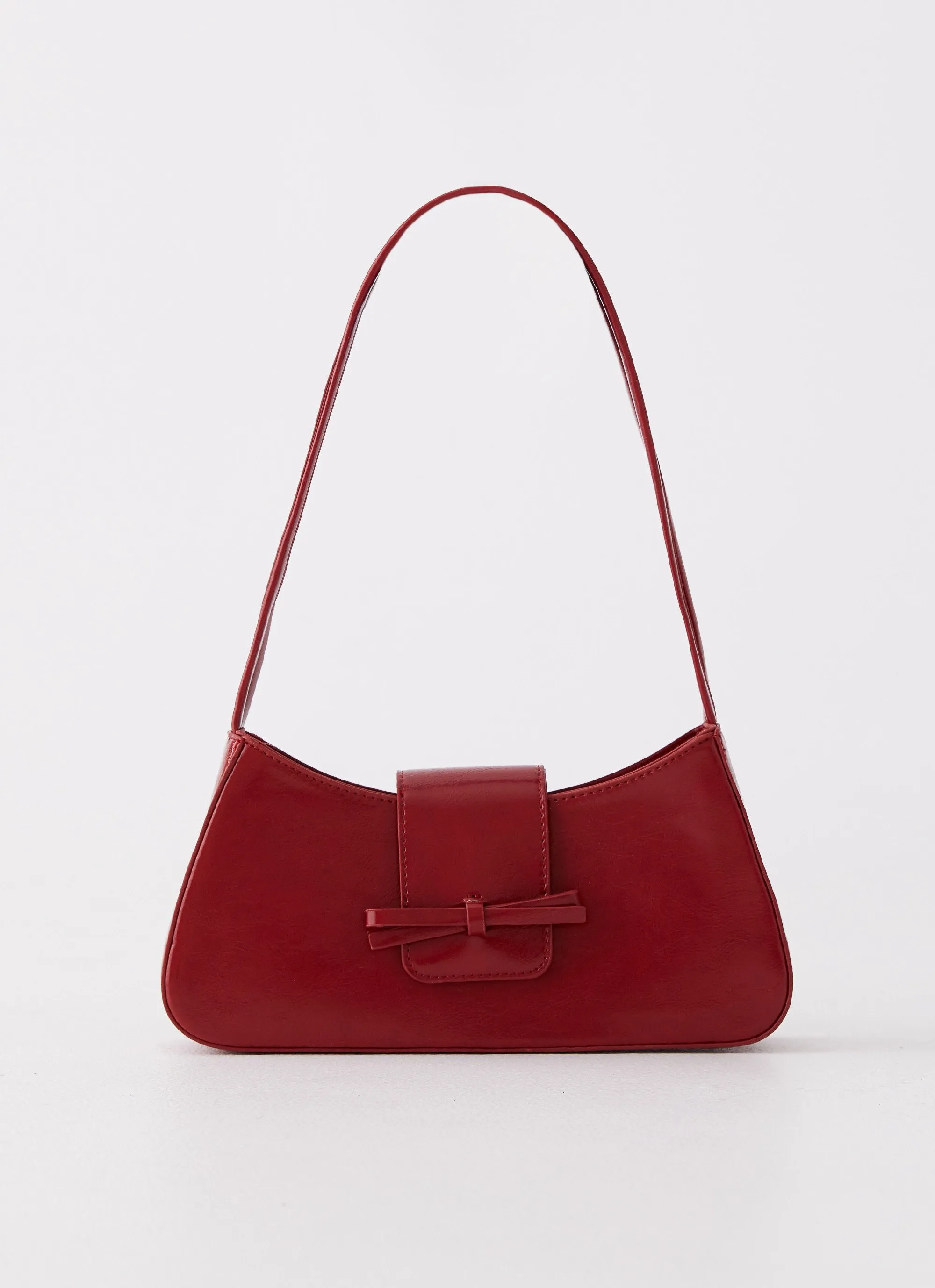 Cara Bow Shoulder Bag - Red sold by Peppermayo product image thumbnail 2