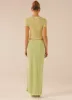 Just Like Magic Maxi Skirt - Lime sold by Peppermayo