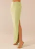 Just Like Magic Maxi Skirt - Lime sold by Peppermayo