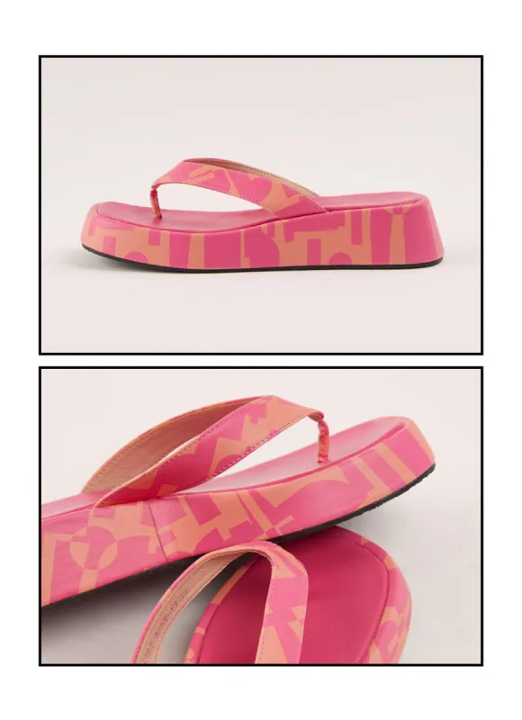 Minelli Sandals - Sunset Geo sold by Peppermayo