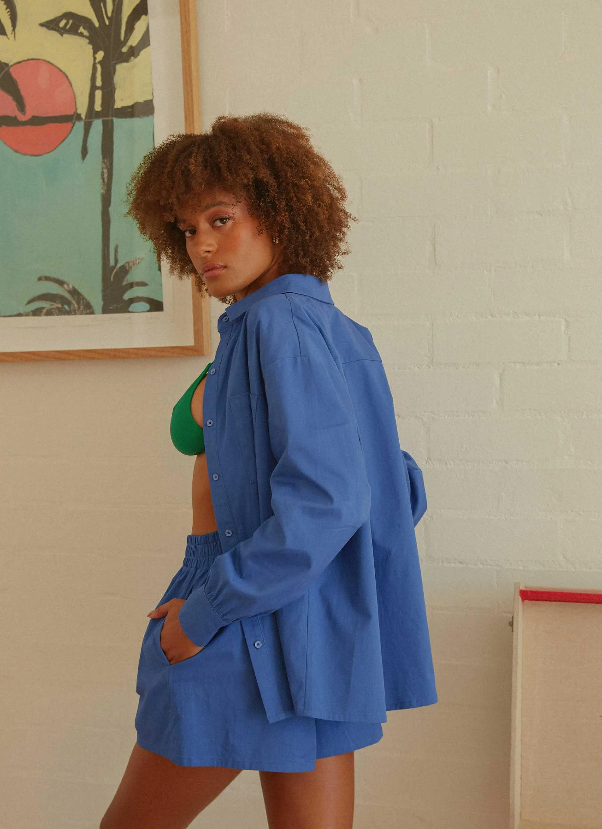 Daydreams Shirt - Capri Blue sold by Peppermayo product image thumbnail 4